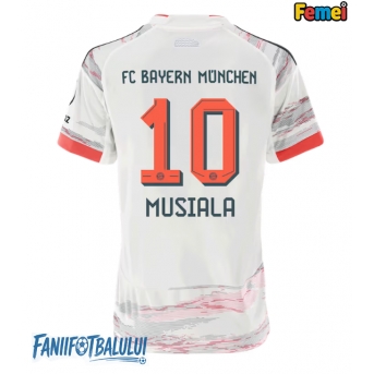 Bayern Munich Jamal Musiala #10 Tricou Fotbal Replică 2025-26 Femei Deplasare